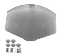 Alnicov Confezione da 6 Pezzi di accordatore per Chitarra in plastica con meccaniche, piroli Quadrati, Pulsanti, Maniglia, Tappo e Apertura, Incluse rondelle per Viti.