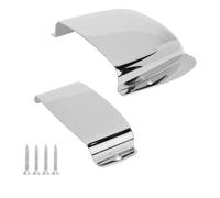 Alnicov Copertura per pickup basso in lega di zinco Pickup Bridge Plate Cover Set per chitarra elettrica, cromato