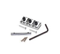 Alnicov Dado di bloccaggio e barre di tensionamento delle corde Fermi delle corde 42mm per Floyd Rose Tremolo Bridge (Chrome)