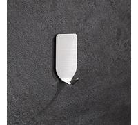 Alnicov - Ganci adesivi per cappello, in acciaio inox, per appendere cappelli, chiavi, 10 confezioni