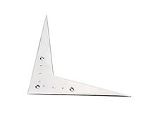 Alnicov Grande cordiera per ponte per chitarra volante a 6 corde compatibile con accessori per parti di chitarra Flying V (argento)