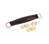 Alnicov Guitar Handle Practical Cabinet Drawer Vintage Style with Fittings PU Leather Musical Instruments Speaker Strap Accessories，Brown
