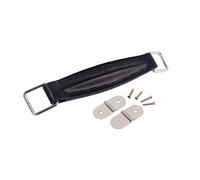 Alnicov Guitar Handle Practical Cabinet Drawer Vintage Style With Fittings PU Leather Musical Instruments Speaker Strap Accessories，Black