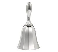 Alnicov Hand Bell,Call Bell Wedding Bell Dinner Bell Classroom Bell (argento opaco)