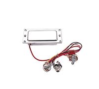 Alnicov Humbucker chiuso a doppia bobina, kit di cablaggio precablato con jack tono volume 500 K per chitarra elettrica