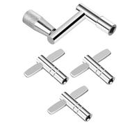 Alnicov Il Set di Chiavi per accordatura 4 Pezzi Include 1 Chiave per Batteria a Forma di Z e 3 Chiavi per Batteria a Forma di T. Set di Accessori per Batteria