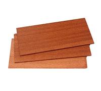 Alnicov, Impiallacciatura di ricambio per chitarra, 3 pezzi, in legno di sapele