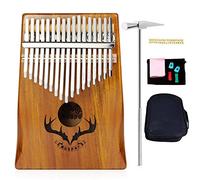 Alnicov Kalimba 17 tasti Thumb Piano, Portable Mbira Acacia Finger Piano, regalo per bambini Principianti adulti Professional (corno di renna)