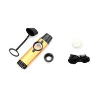 Alnicov Kazoos in metallo Kazoos a bocca portatile con diaframma per flauto da 5 pezzi, tono regolabile per chitarra Ukulele violino pianoforte