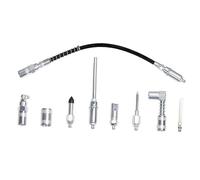 Alnicov Kit connettore Grasso 9 Pezzi, Kit di Accessori connettore Pistola per Grasso Durevole con Supporto per Tubo Flessibile per Pistola per Grasso