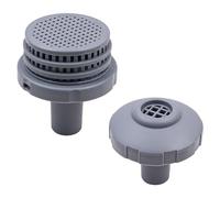 Alnicov Kit connettori per Getto d'Acqua per Piscina con griglia di Scarico, ugello di Ingresso e Tappo per Foro con raccordi da 1,25 Pollici