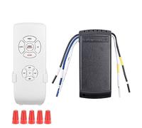 Alnicov Kit di Controllo remoto per Ventilatore da soffitto Wireless Universale temporizzazione e Controllo della velocità per Ventilatore e Lampada a Sospensione a soffitto