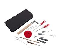 Alnicov - Kit di sintonizzazione per pianoforte,14pcs,tra cui chiave per accordatura,martello di sintonizzazione,sordini in gomma,striscia di temperamento,forchetta di fai da te con custodia