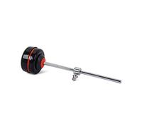Alnicov Martello per grancassa Martello a percussione con testa in silicone per accessori di parti di kit di batteria (nero)