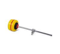 Alnicov Martello per grancassa Martello a percussione con testa in silicone per accessori per kit di batteria (giallo)