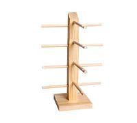 Alnicov Occhiali da Sole Display Supporto per Occhiali in Legno Supporto per riporre e Presentare Adatto per Occhiali da Sole, Occhiali miopia, Specchio, Occhiali da Lettura