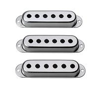Alnicov Open Copper Single Coil Pickup Covers 48/50/52mm per chitarra elettrica Sostituzione Grigio