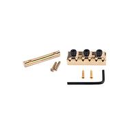 Alnicov Parti di chitarra Dado di bloccaggio e barre di tensione delle corde Fermi delle corde 42mm per Floyd Rose Tremolo Bridge (oro)