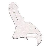 Alnicov Pickguard Chitarra Plettro Guard Piastra Adatto Per 69 Telecaster Thinline Re-Issue Chitarra Parte, 4Ply Bianco Perla