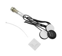 Alnicov Pickup autoadesivo Piezo 6,35 mm Jack Disc Microfono a 3 trasduttori per chitarra acustica Ukulele Mandolino Banjo Violino Strumenti a corda