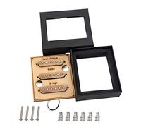 Alnicov - Pickup per chitarra, set di pickup a bobina singola, configurazione single coil SSS, accessori per chitarra in stile strato, colore bronzo