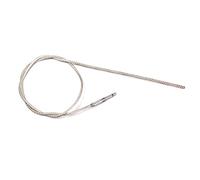 Alnicov Pickup piezoelettrico per chitarra, trasduttore morbido a sella per chitarra acustica, facile da installare, cavo AUX da 39 cm, argento, uso interno