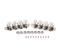Alnicov Piroli di accordatura per mandolino, 4L4R Meccaniche Stringhe Tuning Pioli Per 8 Corde Mandolino Strumenti Accessorio