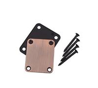 Alnicov Placca per chitarra elettrica con 4 viti per basso elettrico Stratocaster Tele Style bronzo