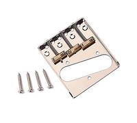 Alnicov - Ponte per chitarra elettrica in stile vintage, con sellette in ottone, ponte TL, cromato