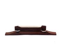 Alnicov - Ponte per chitarra regolabile, in palissandro con sella in osso, ricambio per chitarra jazz a 6 corde