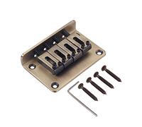 Alnicov - Ponticello per ukulele vintage a 4 corde per sigari, chitarra, ukulele rosso