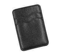 Alnicov Porta Carte di Credito Adesivo in Pelle Adesivo per custodie per Carte di Credito con Blocco RFID per Custodia del Telefono (Nero)