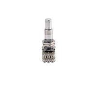 Alnicov Potenziometro concentrico impilato Mini Dual Pots per chitarra basso con fermo centrale B100K