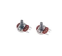 Alnicov - Potenziometro lineare singolo rotativo a 3 pin, B250K, 18 mm, potenziometro per controllo del volume per parti di chitarra