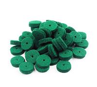 Alnicov Punzonatura di regolazione della guida anteriore in feltro di pianoforte da 22 mm Rondelle di bilanciamento della tastiera verde Parti di riparazione Confezione da 90