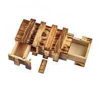 Alnicov Scatola puzzle segreta in legno Scatola rompicapo con 2 grandi scomparti segreti per buoni regalo gioielli regalo di compleanno