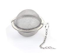 Alnicov - Set di 2 palline da tè in acciaio INOX, da 5,5 cm, ideali per tè sfuso, diffusore a intervalli di tè, aromatizzanti spezie.