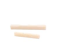 Alnicov Set di dado a sella per ponte di corde per chitarra ossea con intaglio per sostituzione di chitarra ukulele a 4 corde