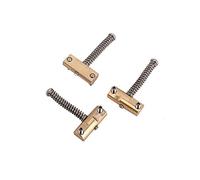 Alnicov Set di selle in ottone compensato per chitarra (3 pezzi) - 10,8 mm stile canna ponte sella per chitarra elettrica Telecaster Tele Style