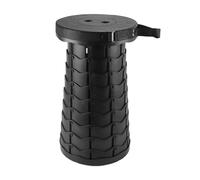 Alnicov Sgabello telescopico Portatile, Sgabello da Campeggio Pieghevole Regolabile con Base Antiscivolo per Esterni, Peso Massimo di carico 440 libbre