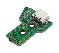 Alnicov Sostituzione Porta di Ricarica per PS4 DualShock 4, Parte di Riparazione Adattatore Micro USB Presa di Ricarica Modulo Connettore per Controller Playstation PS4?;JDS-055 050