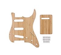 Alnicov SSS 11 foro Strat battipenna piastra posteriore con viti per Stratocaster Strat chitarra (materiale di bobina)