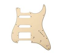 Alnicov Strat Chitarra Battipenna SSH Scratch Plate Ocra 3Ply Per Strat Chitarra Elettrica Accessori