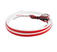 Alnicov Striscia LED per Cofano Auto 70 Pollici 12V Flessibile Impermeabile Luce di Marcia Diurna per Auto Accessorio Decorativo Cofano Universale
