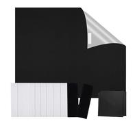 Alnicov Tende oscuranti Portatili Tende da Balcone Senza Perforazione 150x200 cm Tende Nere con Nastro a Strappo per Camera da Letto Viaggio Camper (Nero)