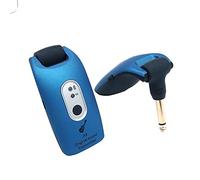 Alnicov Trasmettitore e ricevitore wireless per chitarra elettrica, basso, violino, 2,4 GHz, A9, blu