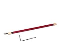Alnicov Truss Rod Hot Rod regolabile a 2 vie, dado a brugola da 4 mm, lunghezza totale 460 mm, rosso