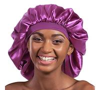 Alnorm Cuffia da notte extra large in raso, colore viola