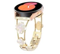 Alociaga Cinturino in metallo brillante da 20 mm, compatibile con Samsung Galaxy Watch 7/6/5/4 40 mm 44 mm/Galaxy Watch 5 Pro 45 mm/Galaxy Watch 4 Classic 46 mm 42 mm, cinturino in metallo con