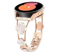 Alociaga Cinturino in metallo brillante da 20 mm, compatibile con Samsung Galaxy Watch 7/6/5/4 40 mm 44 mm/Galaxy Watch 5 Pro 45 mm/Galaxy Watch 4 Classic 46 mm 42 mm, cinturino in metallo con